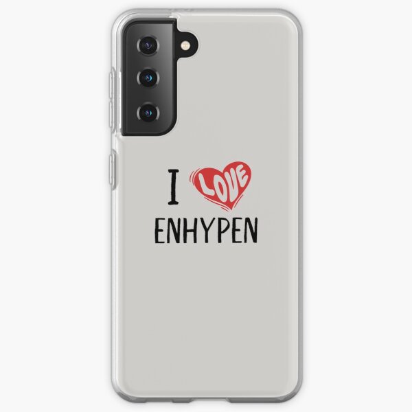 I Love Enhypen Samsung Galaxy Soft Case RB3107 product Offical Enhypen Merch
