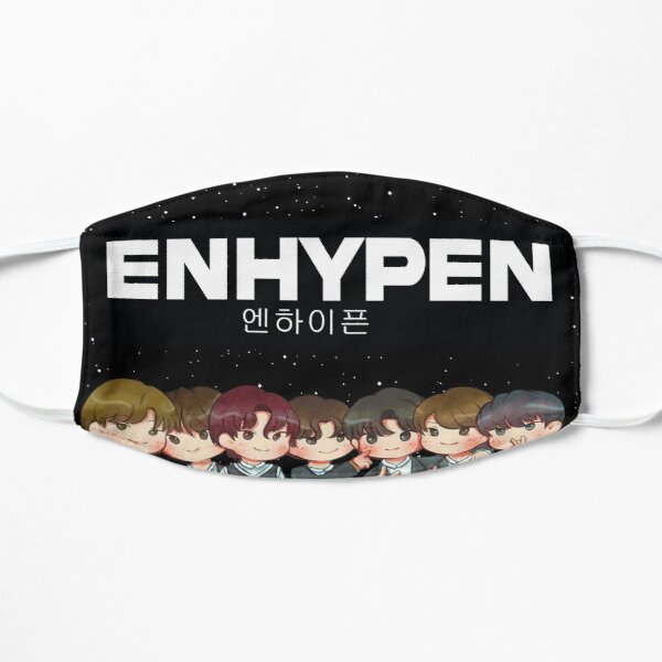 Korean Design: ENHYPEN Flat Mask RB3107 product Offical Enhypen Merch